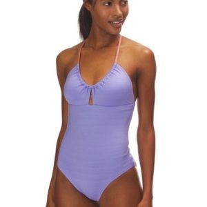 Patagonia dawn one piece light violet blue